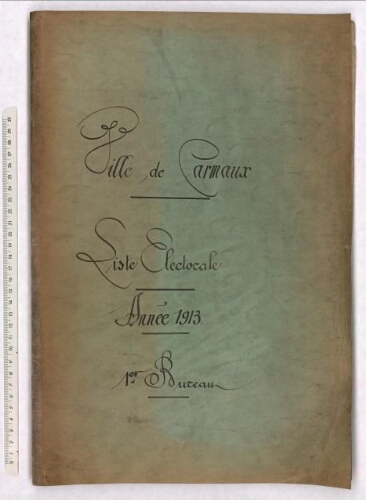 Liste électorale.-1913.