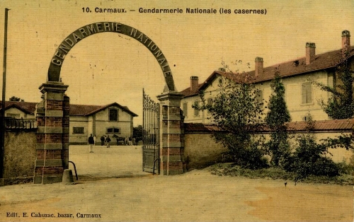 Gendarmerie nationale, les casernes.
