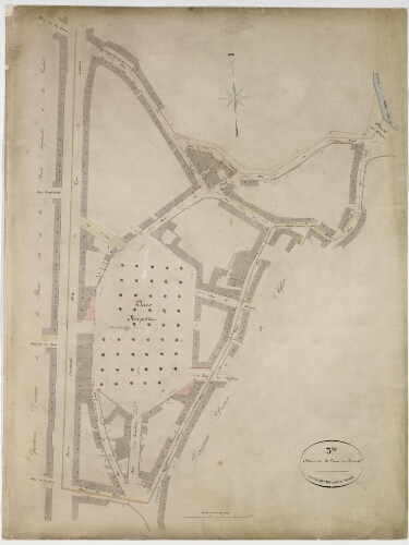 Plan général d'alignement de la ville de Carmaux.-3ème Division de l'ancien Foiral