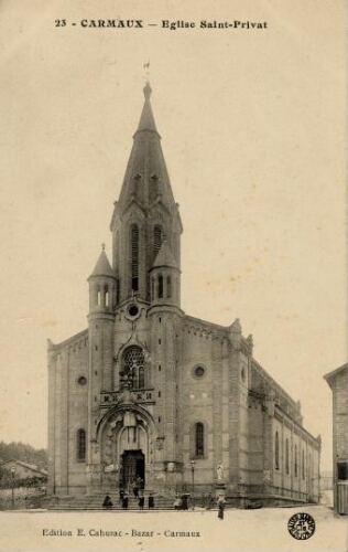 L'église Saint-Privat.