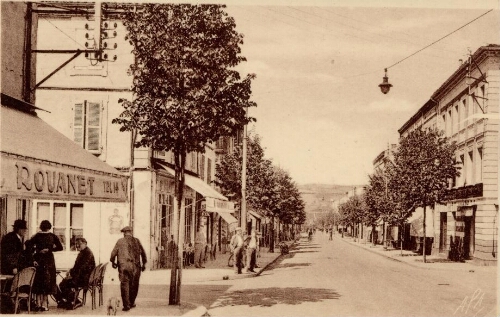 L' avenue Albert-Thomas et la route de Rodez.