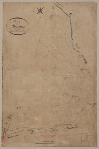Plan cadastral parcellaire de 1811. Section C de Carmaux – Feuille 3